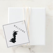 Great Britain Wedding Welcome Bag Gift Label, Vere Bedankjes Labels (In situ)