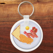 Great British Breakfast Sleutelhanger (Voorkant)