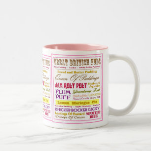 Great British Puds Nostalgia Tweekleurige Koffiemok