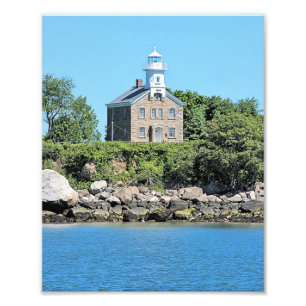Great Captain Island Lighthouse, CT Photo Print Foto Afdruk