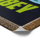 Great Commission Mathew 28 Chalkboard Poster (Hoek)