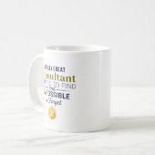 Great Consultant Personalized Name Gift Coffee Mug (Devant gauche)