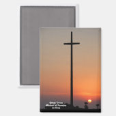 Great Cross St. Augustine, Florida, Verenigde Stat Magneet (Voorkant / Achterkant)