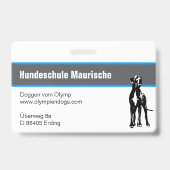 Great Dane-badge Badge (Achterkant)