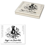 Great Dane Big  Rubberstempel (Gestempeld)