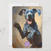 Great Dane Birthday Invitation (Dos)