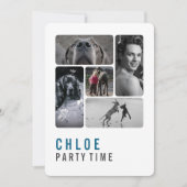 Great Dane Birthday Invitation Kaart (Voorkant)