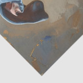 Great Dane blauw Tissuepapier (Detail)