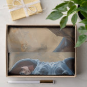 Great Dane blauw Tissuepapier (Geschenk)