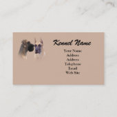 Great Dane Breeder Visitekaartje (Achterkant)