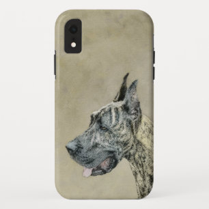 Great Dane (Brindle) schilderen - Oorspronkelijke  iPhone XR Hoesje