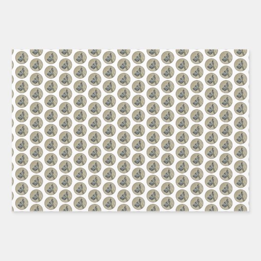 Great Dane (Brindle) schilderen - Oorspronkelijke Inpakpapier Vel (Voorkant 2)