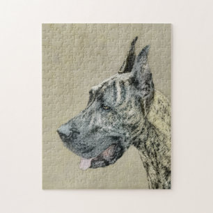 Great Dane (Brindle) schilderen - Oorspronkelijke Legpuzzel
