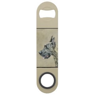 Great Dane (Brindle) schilderen - Oorspronkelijke Speed Flessenopener
