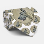 Great Dane (Brindle) schilderen - Oorspronkelijke  Stropdas (Opgerold)