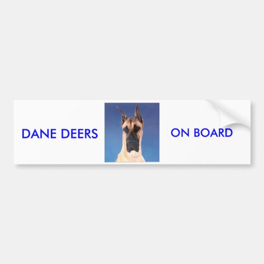 GREAT DANE BUMPERSTICKER (Voorkant)