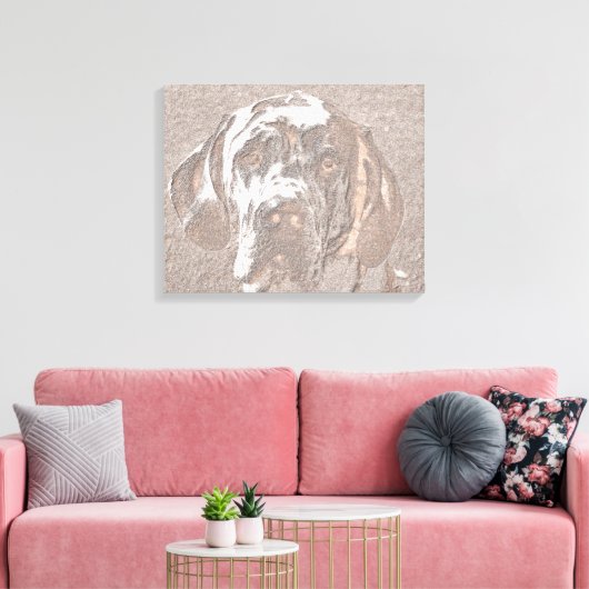 GREAT DANE CANVAS AFDRUK (Insitu (Woonkamer))