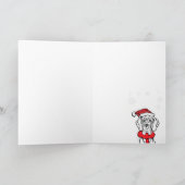 Great Dane Christmas Kaart (Binnen)