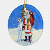 Great Dane Circle Ornament (Links)