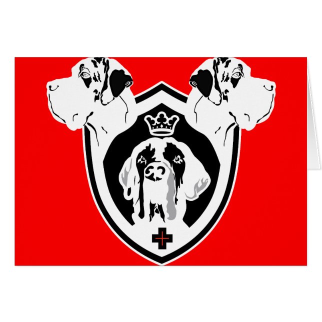 Great Dane Crest (Voorkant Horizontaal)