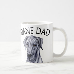 Great Dane Dad Blue UC Koffiemok