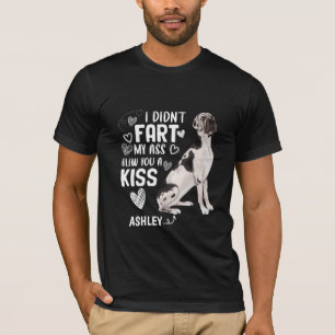 Great Dane Didnt Fart Kiss Dog T-shirt
