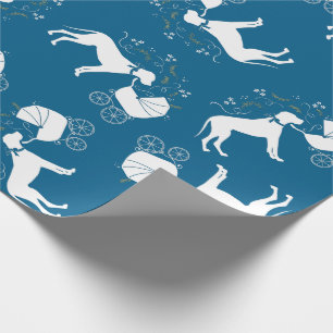 Great Dane Dog Baby shower Cadeaupapier