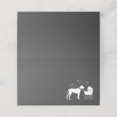 Great Dane Dog Baby shower Puppy Grey (Buitenkant ongevouwen)