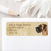 Great Dane Dog Pet Animal Etiket (Insitu)