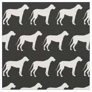 Great Dane Dog Silhouette Pet Stof