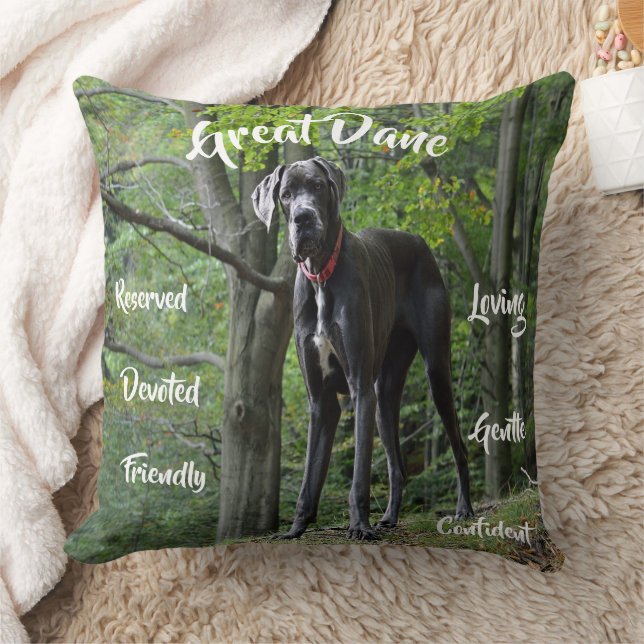 Great Dane Dog Traits Sierkussen Home Accenten (Deken)