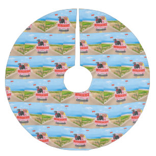 Great Dane Dog Valentijnsdag Truck Kerstboom Rok