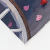 Great Dane Dog Valentine's Day Fleece Deken (Hoek)