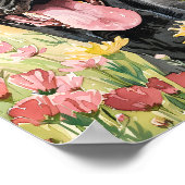 Great Dane Dog Wall Art Poster Waterverf Print (Hoek)