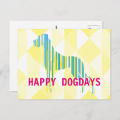 Great Dane Dogdays-Briefkaart Briefkaart (Voorkant / Achterkant)