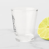 Great Dane Duitse Fun Shot Glas (Rechts)