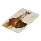 Great Dane en Chihuahua 2 Magneet (Linkerzijde)