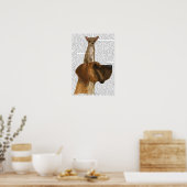 Great Dane en Chihuahua Poster (Keuken)