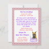 Great Dane Fawn Birthday Cake Kaart (Achterkant)