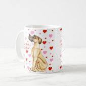 Great Dane Fawn UC Kiss Koffiemok (Voorkant links)