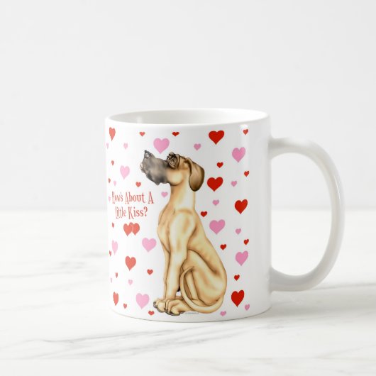 Great Dane Fawn UC Kiss Koffiemok (Rechts)