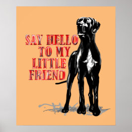Great Dane Fun Poster