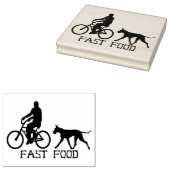 Great Dane Fun Rubberstempel (Gestempeld)
