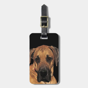 Great Dane Gentle Giant Bagagelabel