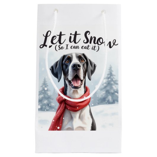 Great Dane Gift bag Klein Cadeauzakje (Voorkant)