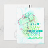 Great Dane Graphics Briefkaart (Voorkant / Achterkant)