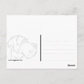 Great Dane Graphics Briefkaart (Achterkant)