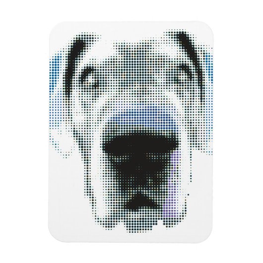 Great Dane Graphics Magneet (Verticaal)