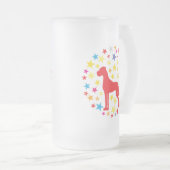 Great Dane Graphics Matglas Bierpul (Voorkant rechts)