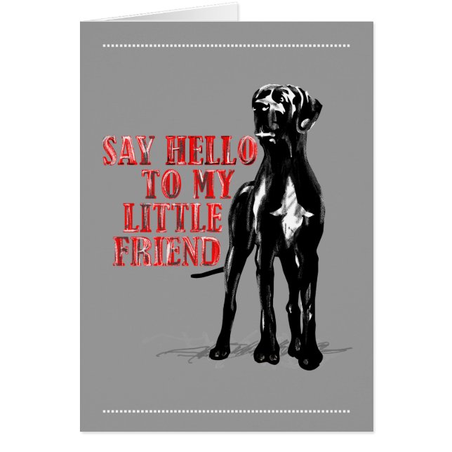 Great Dane grappig (Voorkant)